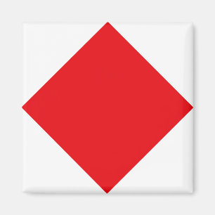 "F" (フォックストロット) 信号旗 マグネット