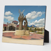 F.フライト彫刻を撮る フォトプラーク (側面)
