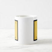 F - フリューゲルホルン 音楽 化学 周期表 コーヒーマグカップ (中央)