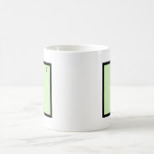 F - フルクサス・アート化学元素記号表シンボル コーヒーマグカップ (中央)