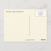 F.ブランコに乗った子ども ポストカード (裏面)