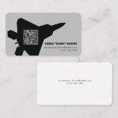 F-モダン22ラプターファイタージェット 名刺 (正面/裏面)