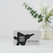 F-モダン22ラプターファイタージェット 名刺 (スタンド正面)