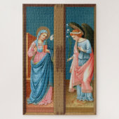 F.リッピによる受胎告知(M 038) ジグソーパズル (縦)