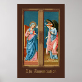 F.リッピによる受胎告知(M 038) ポスター