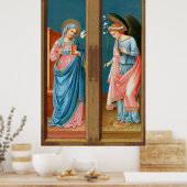 F.リッピによる受胎告知(M 038) ポスター (キッチン)