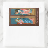 F.リッピによる受胎告知(M 038) 長方形シール (バッグ)