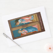 F.リッピによる受胎告知(M 038) 長方形シール (封筒)