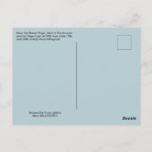 『F. リッピの『受胎告知』(詳細; M 038)』よりのマリア ポストカード (裏面)