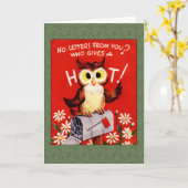 F.与え挨拶をする人 カード (黄色い花)