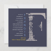 F 初回コレクション バット・ミツバ・招待状 招待状 (正面)