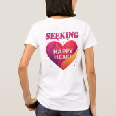 F.幸せなハート女子を探して Tシャツ (裏面)