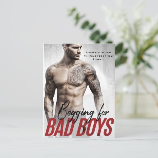 F.悪い男の子のはがきを頼む ポストカード (スタンド正面)