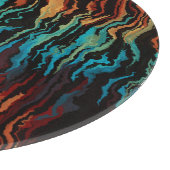 F.火の抽象芸術 カッティングボード (角)