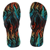 F.火の抽象芸術 ビーチサンダル (ソール)