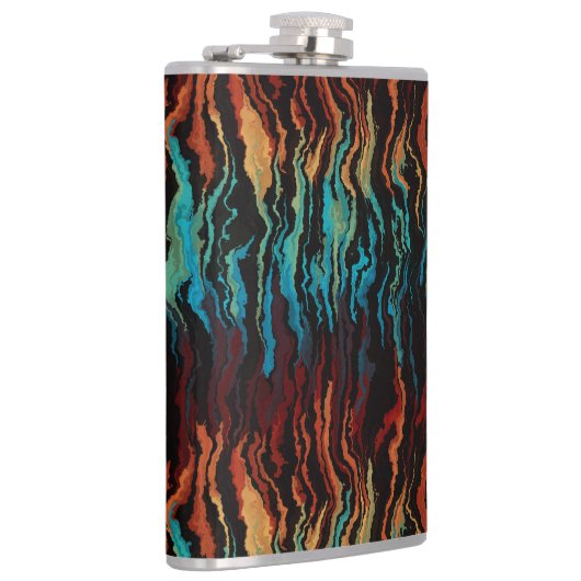 F.火の抽象芸術 フラスク (右)