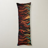 F.火の抽象芸術 ボディピロー (裏面 (縦))