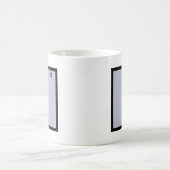 F -燧石のミシガン州化学周期表の記号 コーヒーマグカップ (中央)