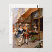 F.花屋を通る ポストカード (正面/裏面)