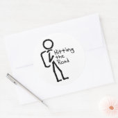 F.道路を叩く ラウンドシール (封筒)