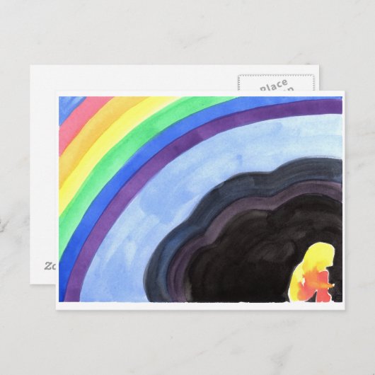 F.遠くに軽いはがきから ポストカード (正面/裏面)