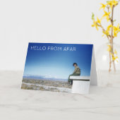 F.遠くの友情から カード (黄色い花)