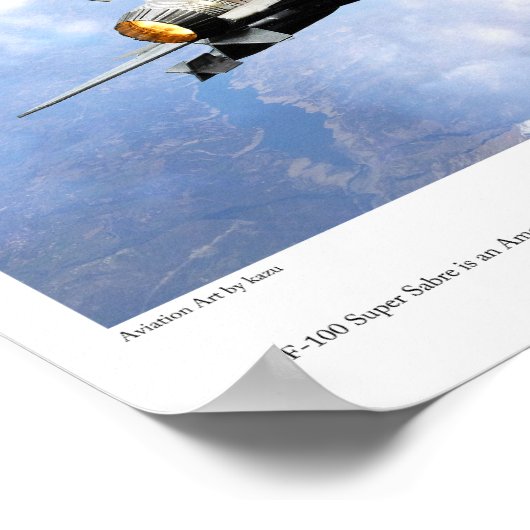 F-100すごいサベル ポスター (角)