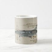 F-100によってすごいサーブルコーヒー・マグ コーヒーマグカップ (中央)