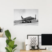 F-100によってすごいサーブル ポスター (ホームオフィス)