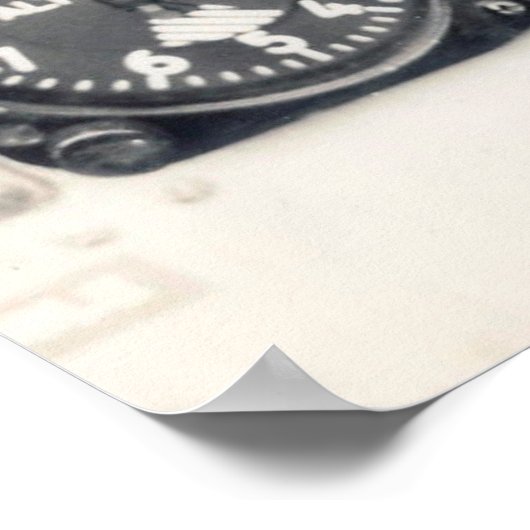 F-100 Instrument Panel ポスター (角)