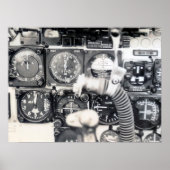 F-100 Instrument Panel ポスター (正面)