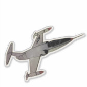 F-104スターファイター、インターセプター航空機 シール (正面)