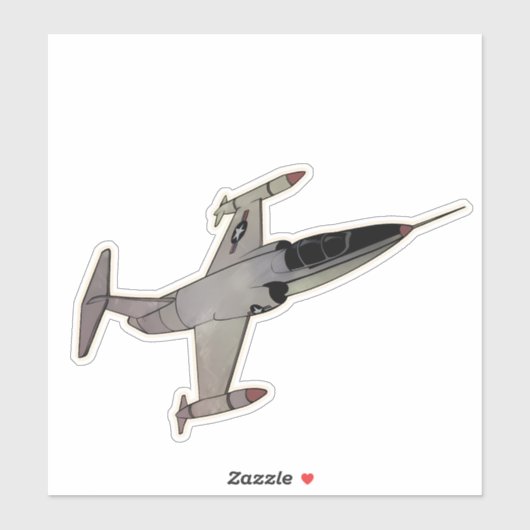 F-104スターファイター、インターセプター航空機 シール (シート)