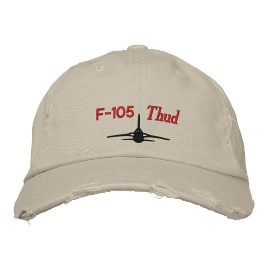 F-105ゴルフハット 刺繍入りキャップ (正面)