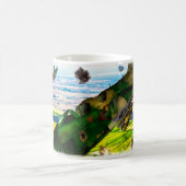 F-105 Thunderchiefの殴打 コーヒーマグカップ (中央)