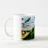 F-105 Thunderchiefの殴打 コーヒーマグカップ (左)