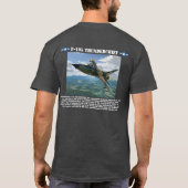 F-105 Thunderchief Tee Tシャツ (裏面)