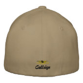 F-106ゴルフハット 刺繍入りキャップ (裏面)