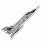 F-106 Delta Dart、インターセプター航空機 シール (正面)