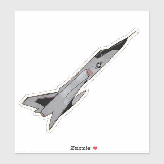 F-106 Delta Dart、インターセプター航空機 シール (シート)