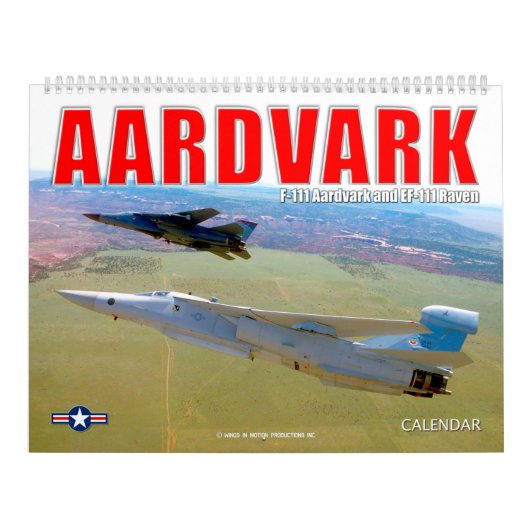 F-111アードバルク カレンダー (カバー)
