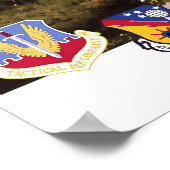 F-111Aベトナムアアルダーク上空の翼 ポスター (角)