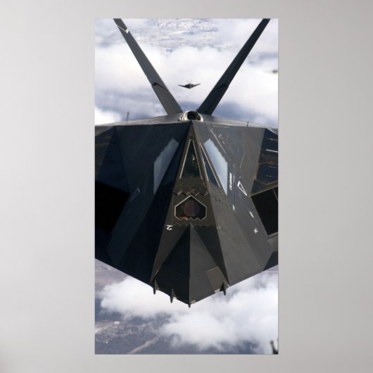 F-117よだれ航空機 ポスター (正面)