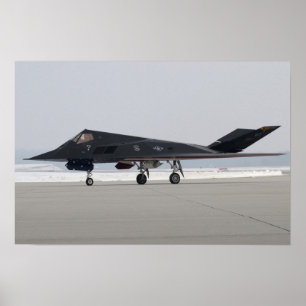 F-117ナイツォーク・ステルス戦闘機 ポスター