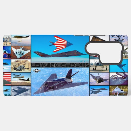F-117 ナイトホーク "モンタージュ" SAMSUNG GALAXYケース (裏面横)