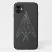 F-117 Iphoneの場合 Case-Mate iPhoneケース (裏面)