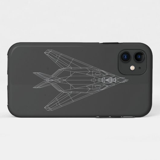 F-117 Iphoneの場合 Case-Mate iPhoneケース (裏面(横))