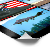 F-117 NIGHTAWK "モンタージュ" ポスター (コーナー)