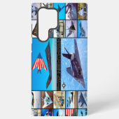 F-117 NIGHTAWK "モンタージュ" SAMSUNG GALAXYケース (裏面)