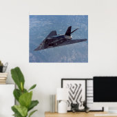 F-117 Nighthawk Stealth Fighter Aircraft ポスター (ホームオフィス)
